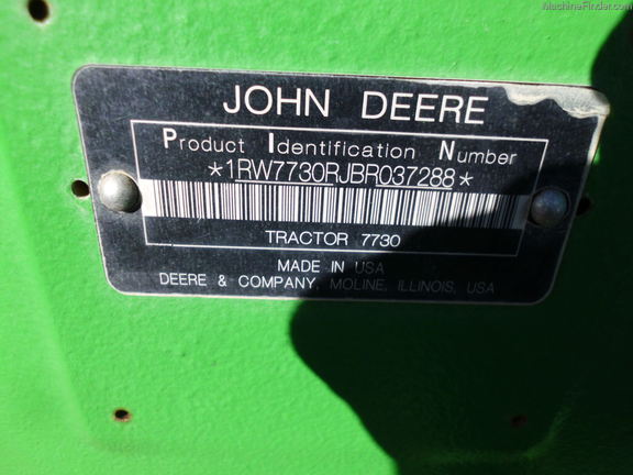 John deere 4430 serial number identification