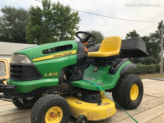 John deere 135 lawn mower new arrivals